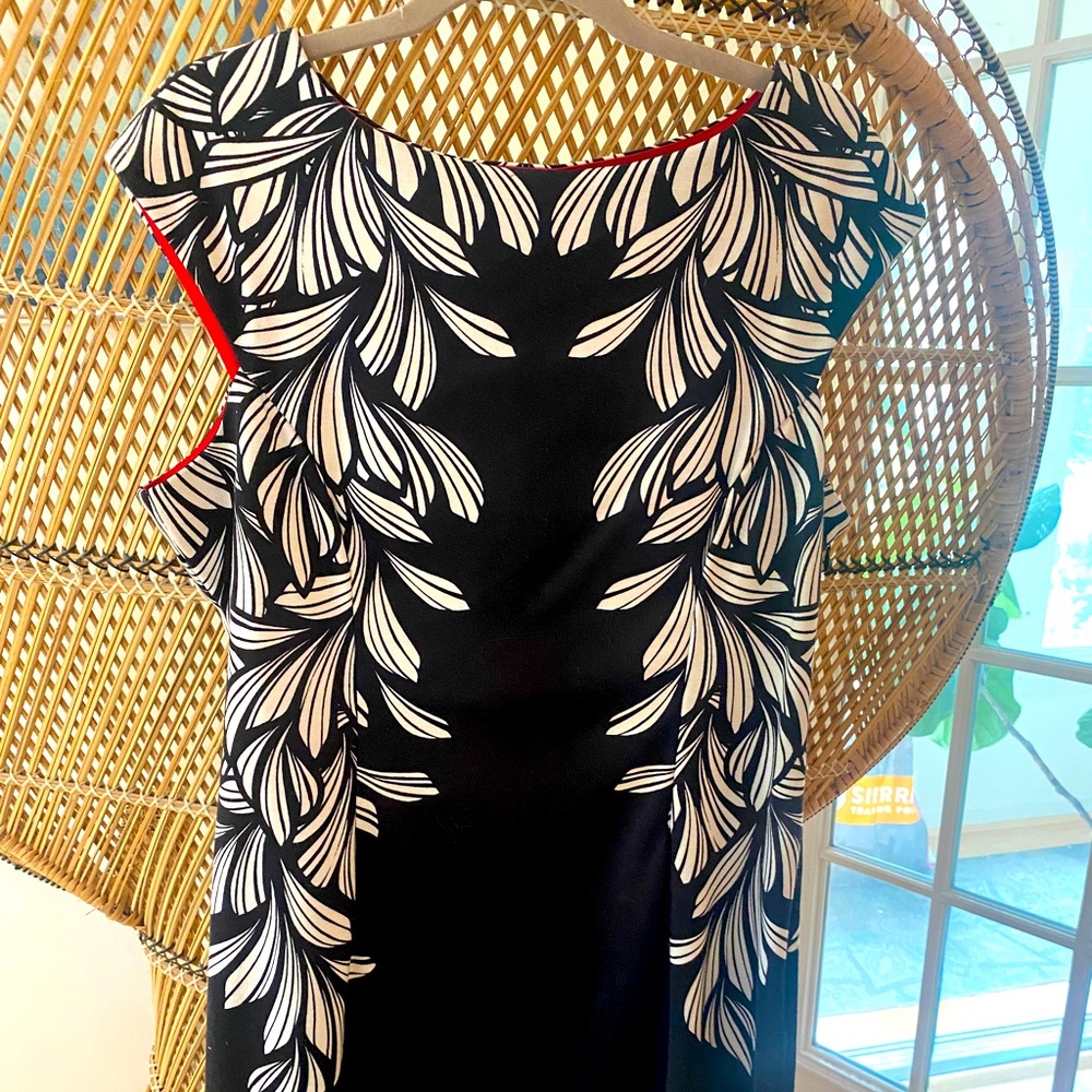 Black & white mini dress